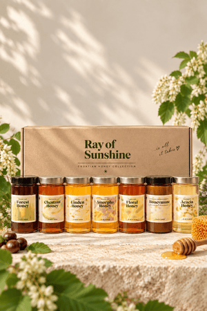 🍯🍯 - Croatian Honey Tasting Collection – 7 Varieties × 400g - Ray Of Sunshine